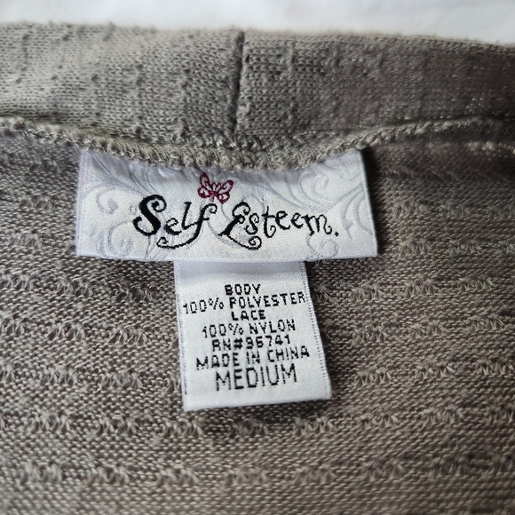 Y2K 2010s Self Esteem Babydoll Built In Cardigan  Size M - Picture 5 of 7